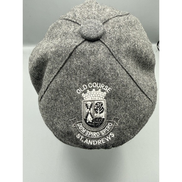 St Andrews Sweaters - St. Andrew's Old Course Wool Tam O'Shanter Gray Golf Cap Dum Spiro Spero Crest‎